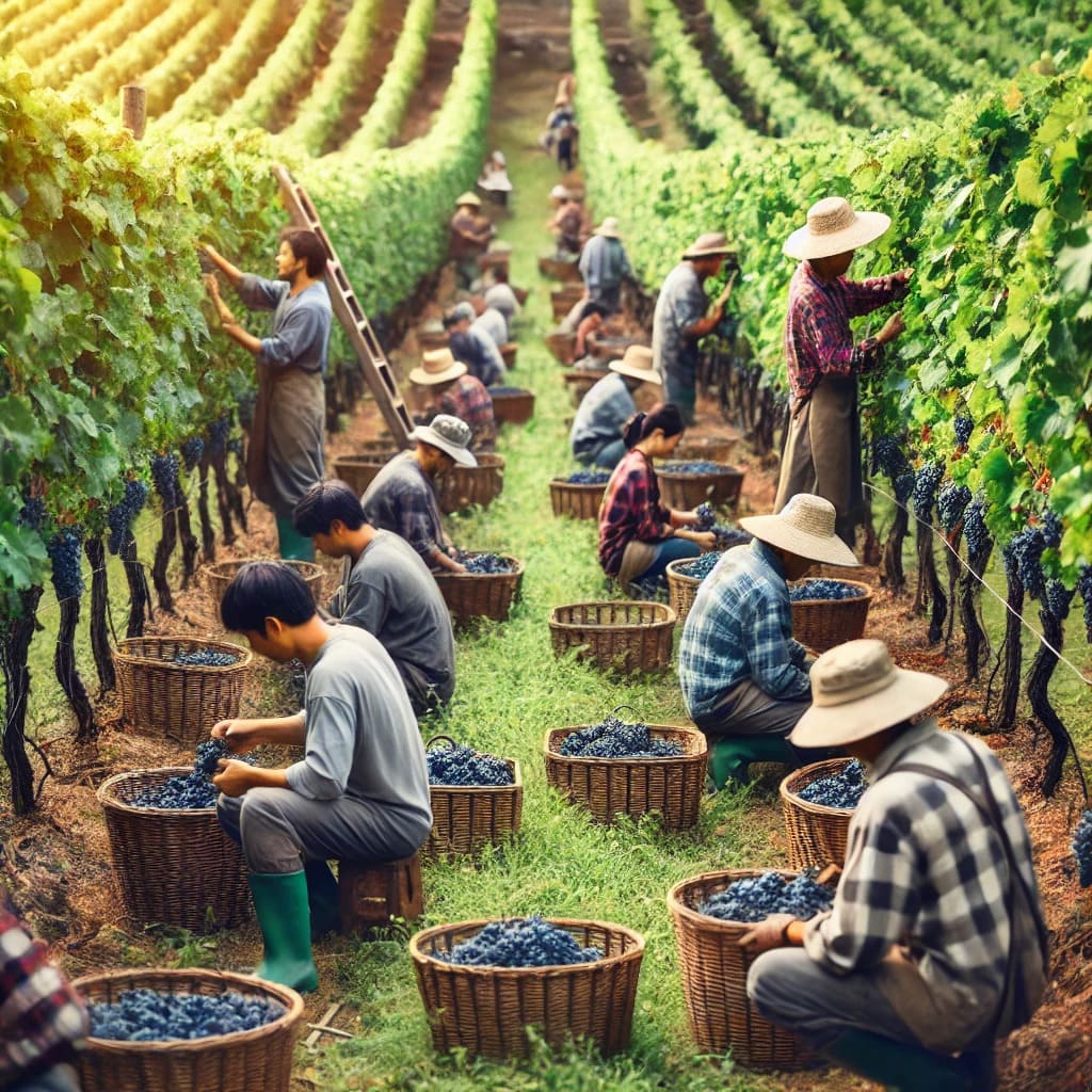 La vendange, Vinee.io